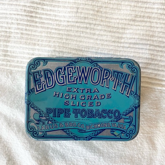 Vintage 1940’S Edgeworth Pipe Tobacco Collectable Empty Tin - Picture 2 of 15